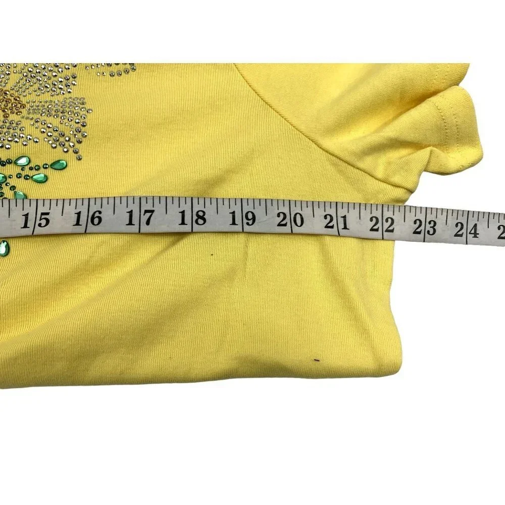 Karen Scott Women's Yellow Shirt - Picture 5 of 6